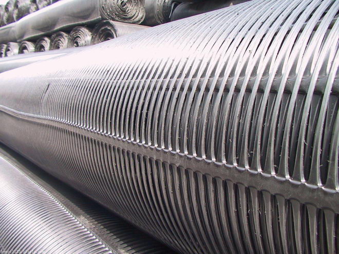 單向拉伸塑料土工格柵 單向拉伸塑料土工格柵